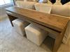 Rayan Rustic Lodge Brown Reclaimed Pine Wood Rectangular Console Table Image 1